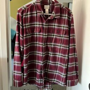 LL Bean mens flannel short